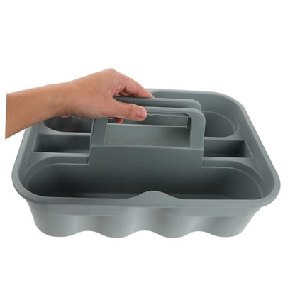 PRETYZOOM Cleaning Supplies Storage Plastic Tool Tote Portable Cleaning Basket for Car Accessories