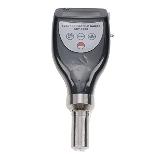 Surface Profile Gauge SRT-6223 for Blast Cleaned Surfaces | 0–800 μm / 29.5 mils range, tungsten carbide tip, metric/imperial conversion, average calculation, carrying case included