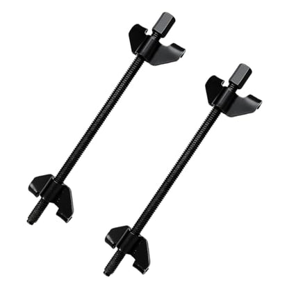 2PCS 14" Coil Spring Compressor Tool, Heavy Duty Auto Suspension Strut Installer Accessories, Universal Macpherson Coil Spring Compressor Kit with 2 Steel Jaws (Black)