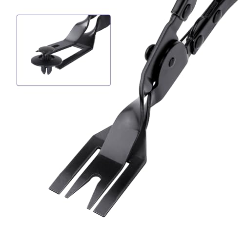 1 Pcs Automobile Interior Upholstery Trim Clip Pliers Remover Tool, Push Pin Pliers Panel Clip Removal Pliers Trim Removal Tool (Blue) - color: Blue