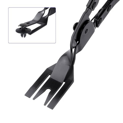1 Pcs Automobile Interior Upholstery Trim Clip Pliers Remover Tool, Push Pin Pliers Panel Clip Removal Pliers Trim Removal Tool (Blue) - color: Blue