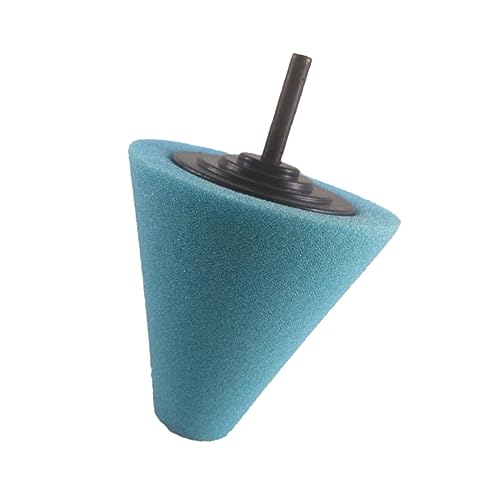 CALLARON 2pcs Cone Shaped Car Buffing Pads Wheel Hub Cleaning Tool Car Polishing Wheel - color: Bluex2pcs, size: 15*6cmx2pcs