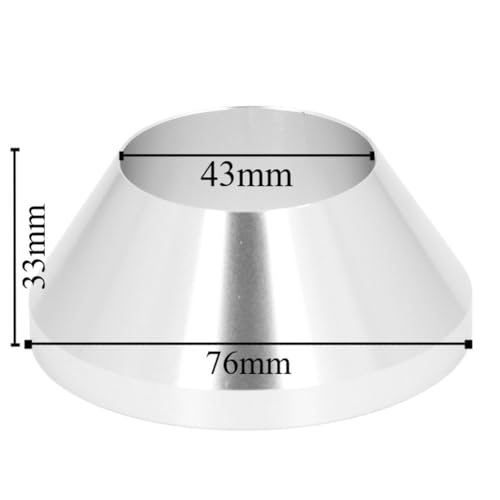 Centering Cone, Aluminum Alloy Wheel Balancer Hold Down Cone, Universal Non-Scratch Tire Repair Adapter for Car Truck RV SUV, Silver Tone Metal