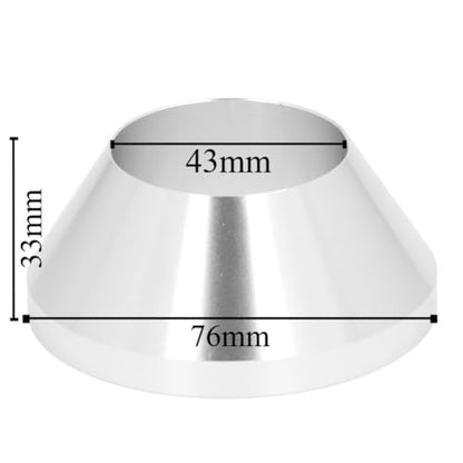 Centering Cone, Aluminum Alloy Wheel Balancer Hold Down Cone, Universal Non-Scratch Tire Repair Adapter for Car Truck RV SUV, Silver Tone Metal