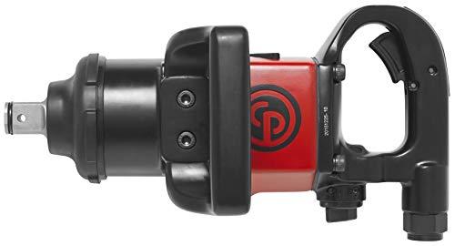 Chicago Pneumatic CP7783 Air Impact Wrench (1 Inch), Air Impact Gun Industrial Repair & Assembly Tool, D-Handle with Side Handle, Pinless Rocking Dog, Max Torque Output 1770 ft. lbf/2400 Nm 6200 RPM - style: Without Extended Anvil