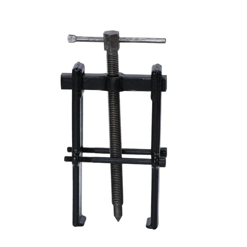 Hypertune Universal 8inch Two Jaw Pilot Bearing Gear Puller Bearing Gear Remover Tool Carbon Steel Adjustable Pump Pulley Remover Hand Tool Removal Kit Straight Type - size: 8inch(70*120mm)