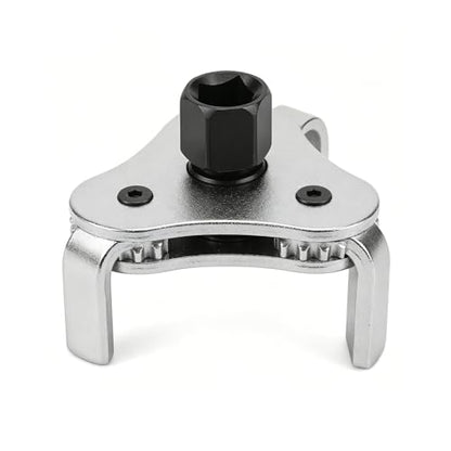 Adjustable Oil Filter Wrench Tool, 3-Jaw 2-Way Auto Oil Filter Removal Tool from 1.9 Inch to 3.6 Inch, 1/2" Drive Engine Filters Remover Disassembly Tools for Cars Trucks SUVs