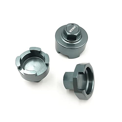 OTOM Motorcycle Shock Absorber 50mm 49mm 35mm Fork Cap Wrench, Front Fork Compression Valve Removal Tool for XC-W/EXC 125/150/250/350/450/500 SX/SXF/XC/XC-F Fork Cap Puller Tools
