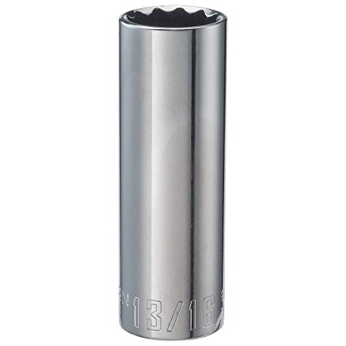 CRAFTSMAN Deep Socket, SAE, 1/2-Inch Drive, 13/16-Inch, 12-Point (CMMT47527) - size: 13/16"