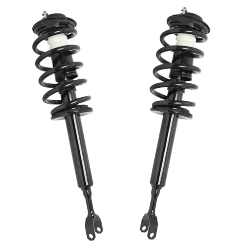 Detroit Axle - 2 Front Struts for for Volkswagen 2001-2005 Passat, 2000-2004 Audi A6, Struts with Coil Spring Assembly 2002 2003 2004 Replacement Suspension - size: 11271_11272/Pair