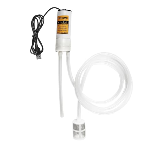 Portable USB Electric auto siphon Self Priming Beer Transfer Pump Kit,Food Grade Pump for Home Brew Beer,Wine, Beverages and Kombucha,bottling 2L/min No Mess Leak,6.5 Feet hose - color: Black Top-Switch