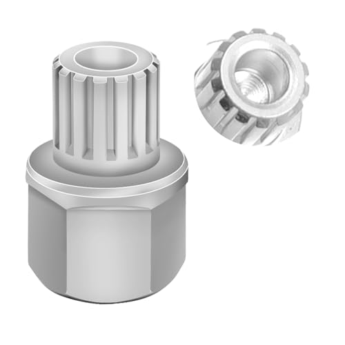 59/14PT Wheel Locking Nut Key Compatible with VW, Audi, Nut Removal | Wheel Lock Nut Socket Adapter, Anti-Theft Screw Remover, Hand Repair Tool, Tyre Fitting, garage - color: 59/14PT