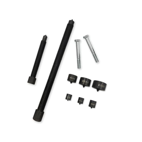 522 Large Gear and Pulley Puller + 7393 Gear and Pulley Puller with 5-1/2" Long Forcing Screw + 8056 Shaft Protectors Set for Timing Gears and Fan Pulleys