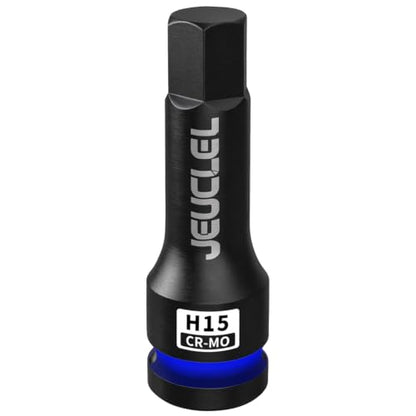 15mm Hex Impact Bit Socket, H15 1/2" Drive Allen Socket, Cr-Mo | 3-Inch, Lengthen Hex Screwdriver Adapter for Electric Ratchet Wrenches Fastening Screws, Socket Wrench, Head Drill - size: 1PC | H15 15MM