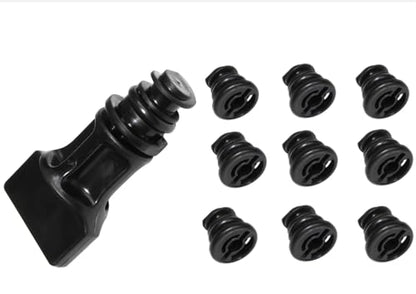 Oil Drain Plug Removal Tool, 9 PCS Audi Oil Drain Plug Compatible with Volkswagen, Audi, OEM 06L103801，Volkswagen Beetle, Golf/GTI/Sportwagen/Passat, Tiguan，