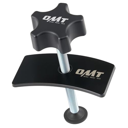 OMT Auto Brake Caliper Compressor, Universal Inner Pad Spreader Tool, Black | Solid Steel Build; 0.4" Threaded Rod for Fast Piston Reset; Ergonomic Knob; Fits Cars and Light Trucks; Anti Rust Finish