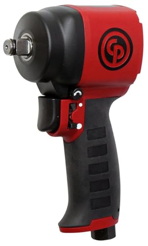 Chicago Pneumatic CP7732C - 1/2 Inch Air Impact Wrench, Pistol Handle, Max Torque Reverse Output 461 ft. lbf / 625 Nm, 9410 RPM, Single Hammer, Industrial Tool, Automotive - size: 1/2" Drive Size