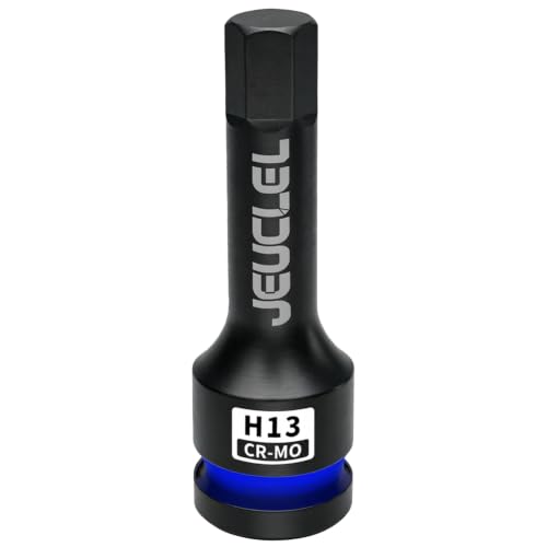 13mm Hex Impact Bit Socket, H13 1/2" Drive Allen Socket, Cr-Mo | 3-Inch, Lengthen Hex Screwdriver Adapter for Electric Ratchet Wrenches Fastening Screws, Socket Wrench, Head Drill - size: 1PC | H13 13MM