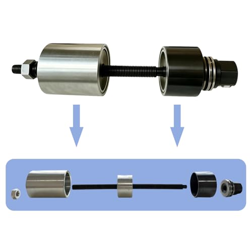 Differential Rear Axle Bush Tool Kit, Mount Bushing Kit | Silent Bearing Puller Set Dent Puller Kit, Compatible with BMW E36, E38/39, E60/61, E31,E90/91