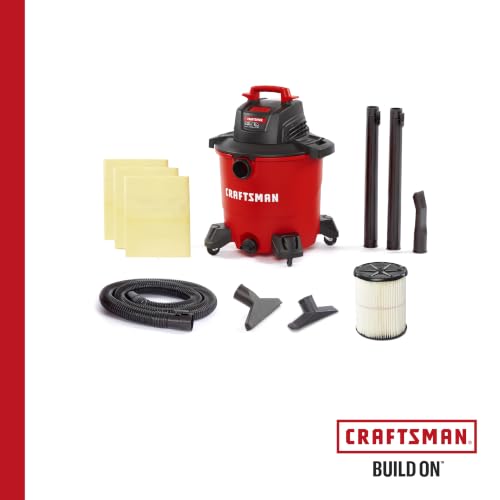 CRAFTSMAN CMXEVBE18590 9 Gallon 4.25 Peak HP Wet Dry Shop Vacuum - size: 9 Gal 4.25 Peak HP w/ Dust Bags