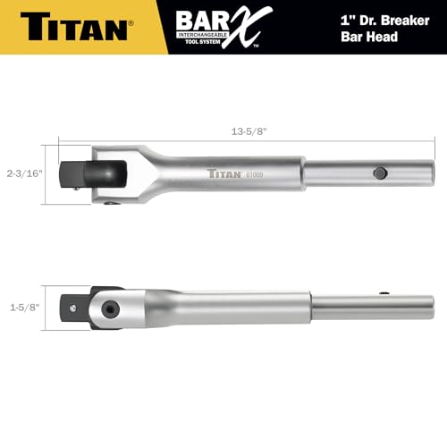 Titan Bar-X 61009 1-Inch Drive Breaker Bar Head