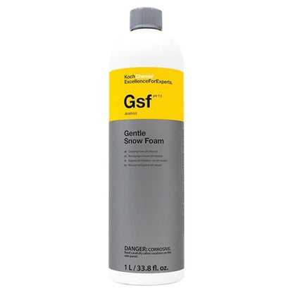 KOCHCHEMIE Gentle Snow Foam - pH Neutral Pre-Cleaning; Works With Foam Cannons & Sprayers; Manual Washing Shampoo; Safe on Existing Wax & Sealed Surfaces; Unique Cherry Fragrance (1 Liter) - size: 33.8 Fl Oz (Pack of 1)