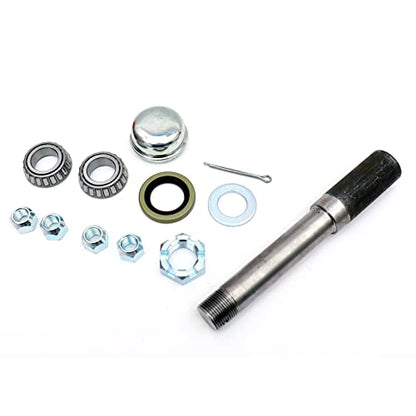Trailer Hub Assembly Kit，4-Bolt on 4" Circle，Includes (1) 1" Straight Spindle and Bearing - size: GL4854C*1