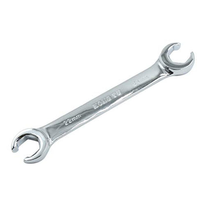 uxcell Repair Tools Auto Anti-Slip Double Ended Flare Nut Wrench 22mm x 24mm