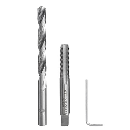 Yakamoz 30Pcs M8 Thread Repair Kit Metric M8 x 1.25 Helical Coil Inserts Stripped Thread Repair Damaged Screw Threads Rethreading Drill Bit Taps Helicoil Kit Repairing Tool