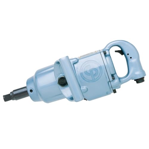 Chicago Pneumatic CP797 Air Impact Wrench (1 Inch), Air Impact Gun Industrial Repair & Assembly Tool, D-Handle with Side Handle, Double Rocking Dog, Max Torque Output 1400 ft. lbf/1890 Nm 4200 RPM - style: 1" Drive without Extended Anvil