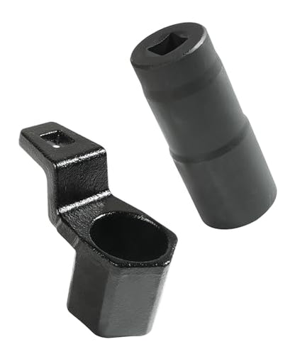 Crank Pulley Removal Tool,Car Accessories Deep Counter-Weighted Socket Tools,9mm Harmonic Balancer Socket,50mm Crankshaft Pulley Holder,Used for Cranks Bolt Removal and Installation