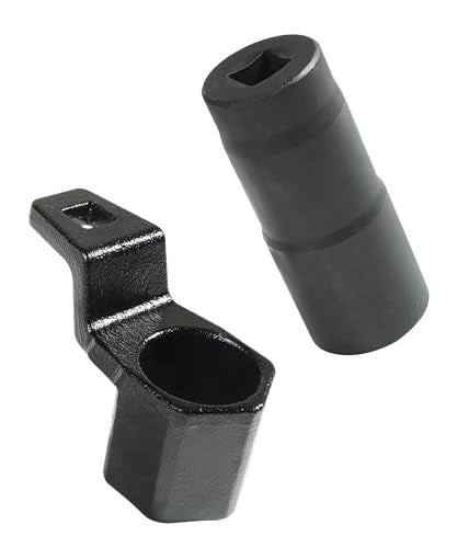 Crank Pulley Removal Tool,Car Accessories Deep Counter-Weighted Socket Tools,9mm Harmonic Balancer Socket,50mm Crankshaft Pulley Holder,Used for Cranks Bolt Removal and Installation