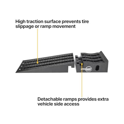 Speedway Low Profile 2-Piece Detachable Car Ramps, 7,200 lb.