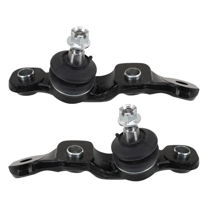 TRQ Front Lower Driver and Passenger Side Ball Joint Set Compatible with 2001-2003 Lexus LS430 - style: PSA42218