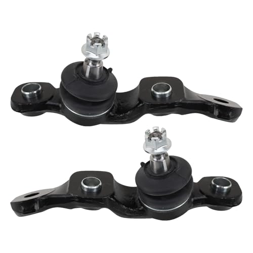 TRQ Front Lower Driver and Passenger Side Ball Joint Set Compatible with 2001-2003 Lexus LS430 - style: PSA42218