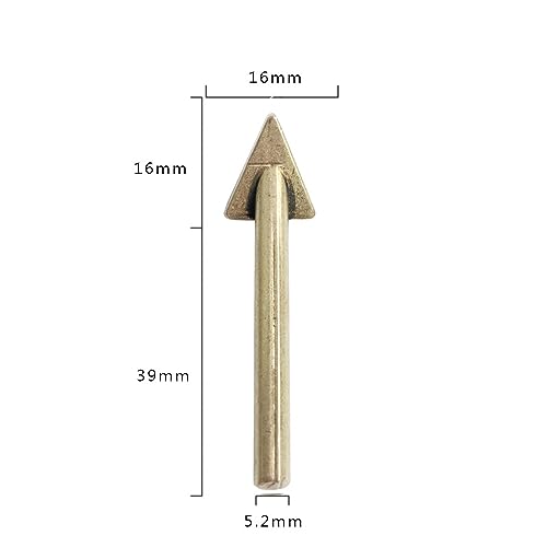 2 Pack Plastic Welding Tips for Soldering Iron Gun and Plastic Welder Soldering Station with 5.2mm Shaft Tip Hole Car Bumper Dashboard Kayak RV Water Tank Hatch Repair
