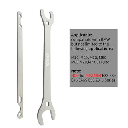 DPTOOL 32mm 36mm Automotive Fan Clutch Nut Wrench Water Pump Pulley Holder | Water Pump Pulley Removal Tool Compatible with BMW Replace 115030 115050 3312 - size: 32mm 36mm