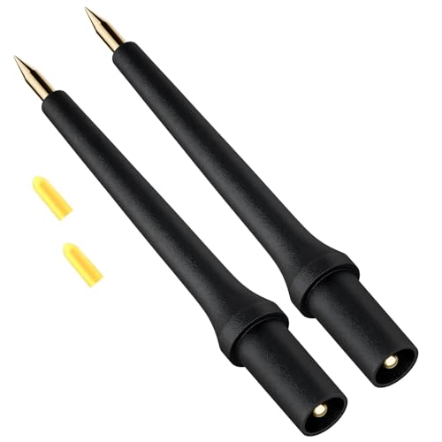 2 Pack Probe Tips 4Mm Banana Jack 3 Probe Accessories for Circuit Probe Kit | Compatible with Autel & other automotive circuit testers, for vehicle electrical system diagnosis