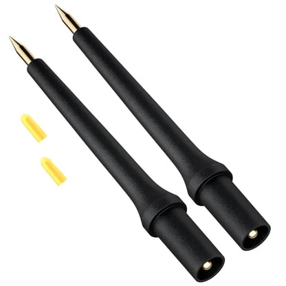 2 Pack Probe Tips 4Mm Banana Jack 3 Probe Accessories for Circuit Probe Kit | Compatible with Autel & other automotive circuit testers, for vehicle electrical system diagnosis