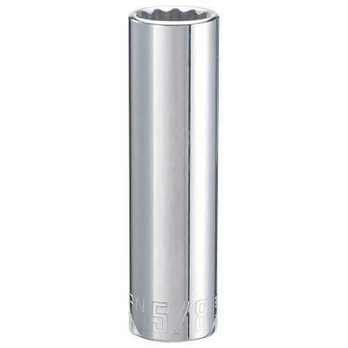CRAFTSMAN Deep Socket, SAE, 1/2-Inch Drive, 5/8-Inch, 12-Point (CMMT47523) - size: 5/8"