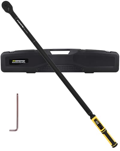 ATsafepro Digital Torque Wrench 3/4-Inch Drive, 15-1000 Nm(11-737.5 ft-lb),±2% Accuracy, Vibration/Buzzer/LED Alert,5 Units, 9 Presets & 500 Data Storage, 3/4 Torque Wrench for Truck, Heavy Machinery - style: 3/4" 11-737.5 FT.LB Digital Torque Wrench