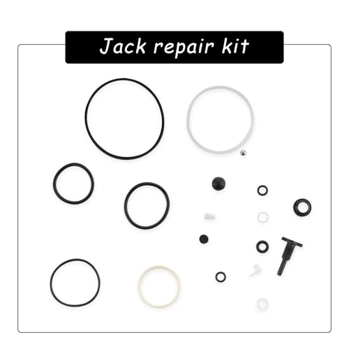 8 Ton Vertical Bottle Jack Complete Repair Kit 18Pcs Oil Seal O-Ring Hydraulic Jack Replacement Parts