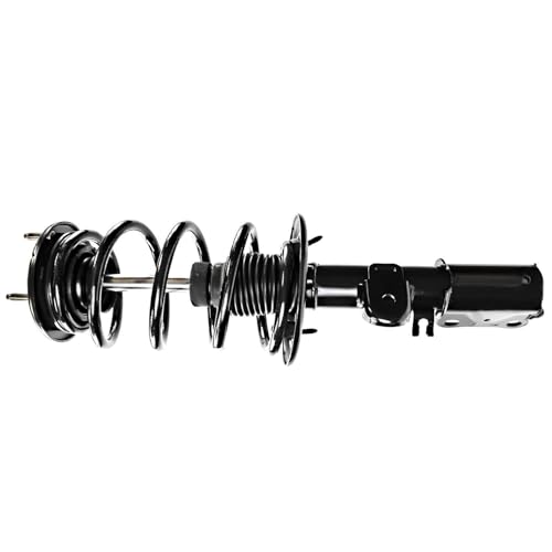 Detroit Axle - Front Struts Sway Bars for 2013-2019 Ford Flex Lincoln MKT | 2 Struts w/Coil Springs Assembly 2 Stabilizer Sway Bar End Links 2014 2015 2016 2017 2018 Replacement Suspension Kit - size: 4QS47151/Sway Kit
