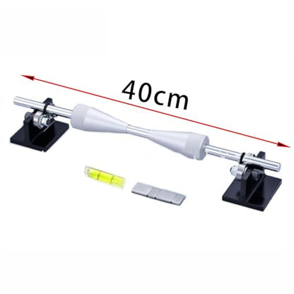 Motorcycle Wheel Balancer, Aluminum Alloy, 15.75 in Portable Truing Stand for Motorcycle and Bike Wheel Repair