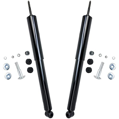 Detroit Axle - 2 Rear Shock Absorbers for Lincoln Town Car | Ford Country Squire LTD Crown Victoria Mercury Grand Marquis Colony Park Replacement Suspension Pair Shocks Struts Set - size: 433128P x2/shock kit