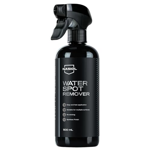 Nasiol Water Spot Remover - Ready-to-Use Spray for Car Body Water Spots, Salt & Mineral Deposits – Safe on Paint, Glass, Chrome & Plastic – Restores Shine – 16 fl oz
