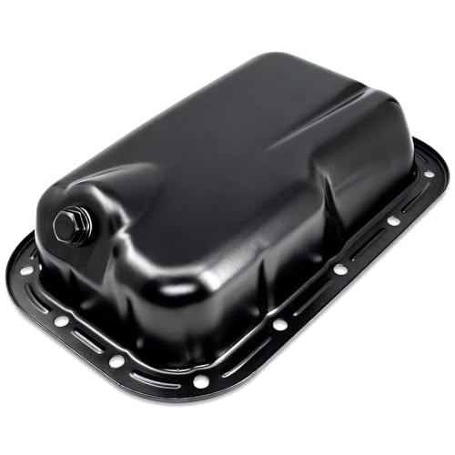 Lower Engine Oil Pan Sump with Drain Plug, Compatible with 2011-2019 Dodge Charger, 2011-2020 Challenger, 2012-2017 Jeep Wrangler, 2018 Wrangler JK, 2011-2020 Chrysler 300, 3.6L