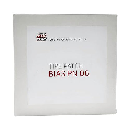 Rema TIP TOP PN-6 Premium Bias Tire Repair Patches, 9-1/4 inch 6-Ply Vulcanizing Patches with Blue Bonding Layer, 10 Count