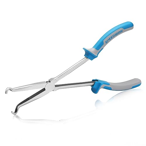 SPEEDWOX Long Reach Hose Grip Pliers - 11 Inch Spark Plug Removal Pliers, Hose Clamp Tool - style: 279mm