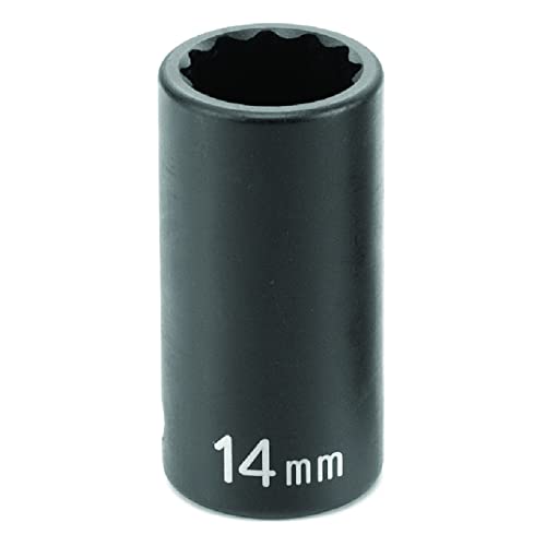 Grey Pneumatic 1113MSD Socket - style: 13mm Semi-Deep - 12 Point